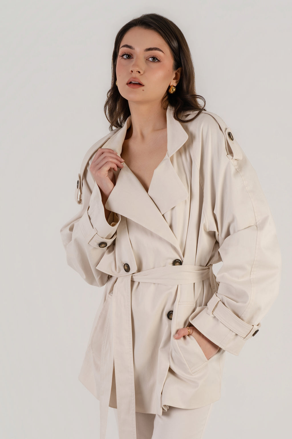 TRENCZ NORA SOFT IVORY