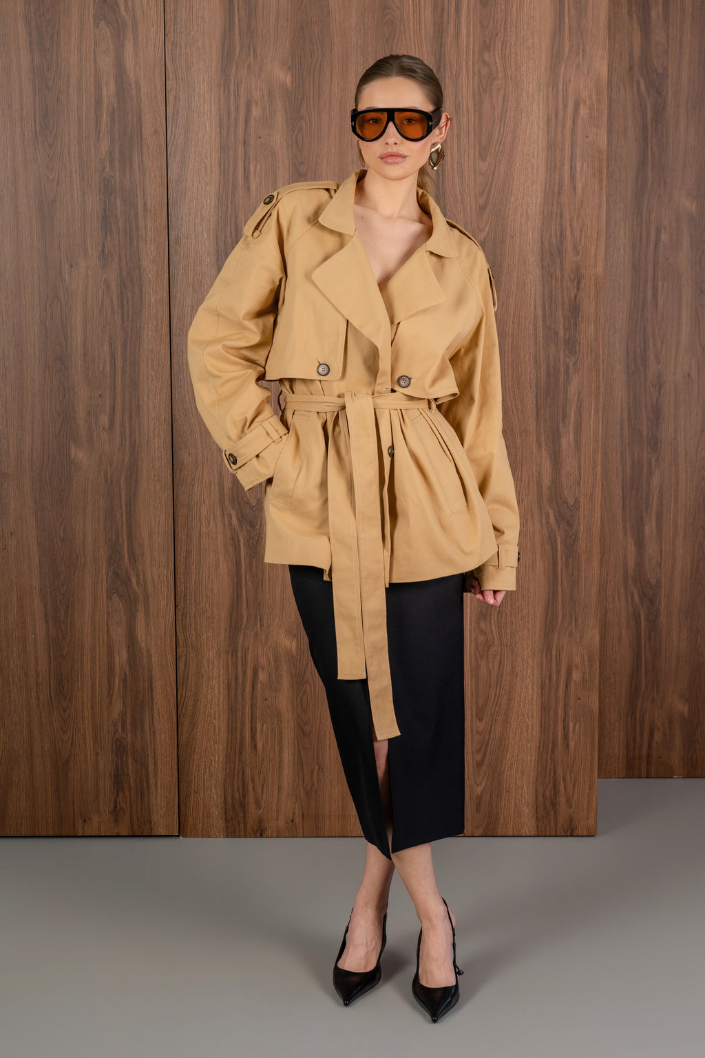 TRENCZ AVA SOFT CAMEL