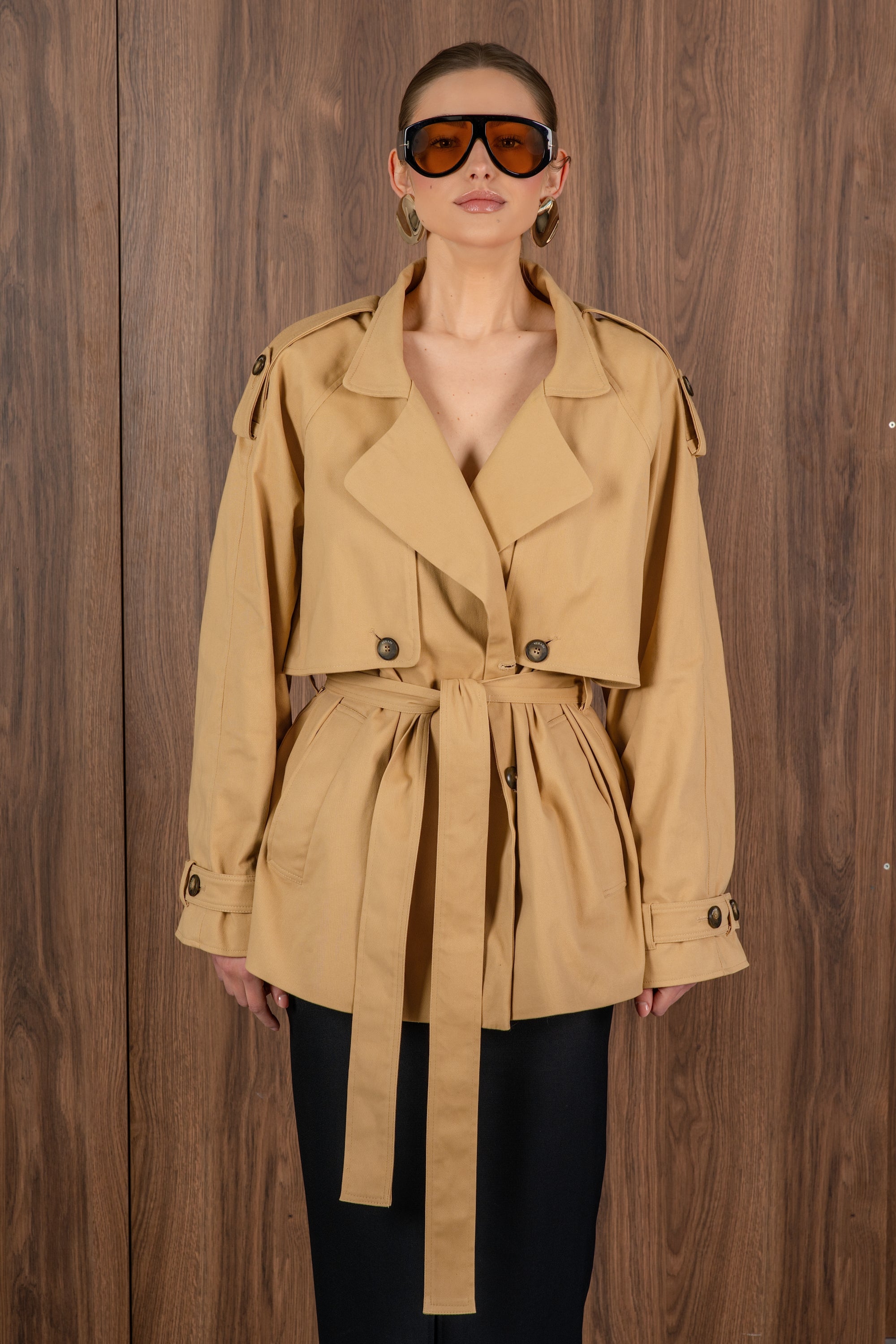 TRENCZ AVA SOFT CAMEL