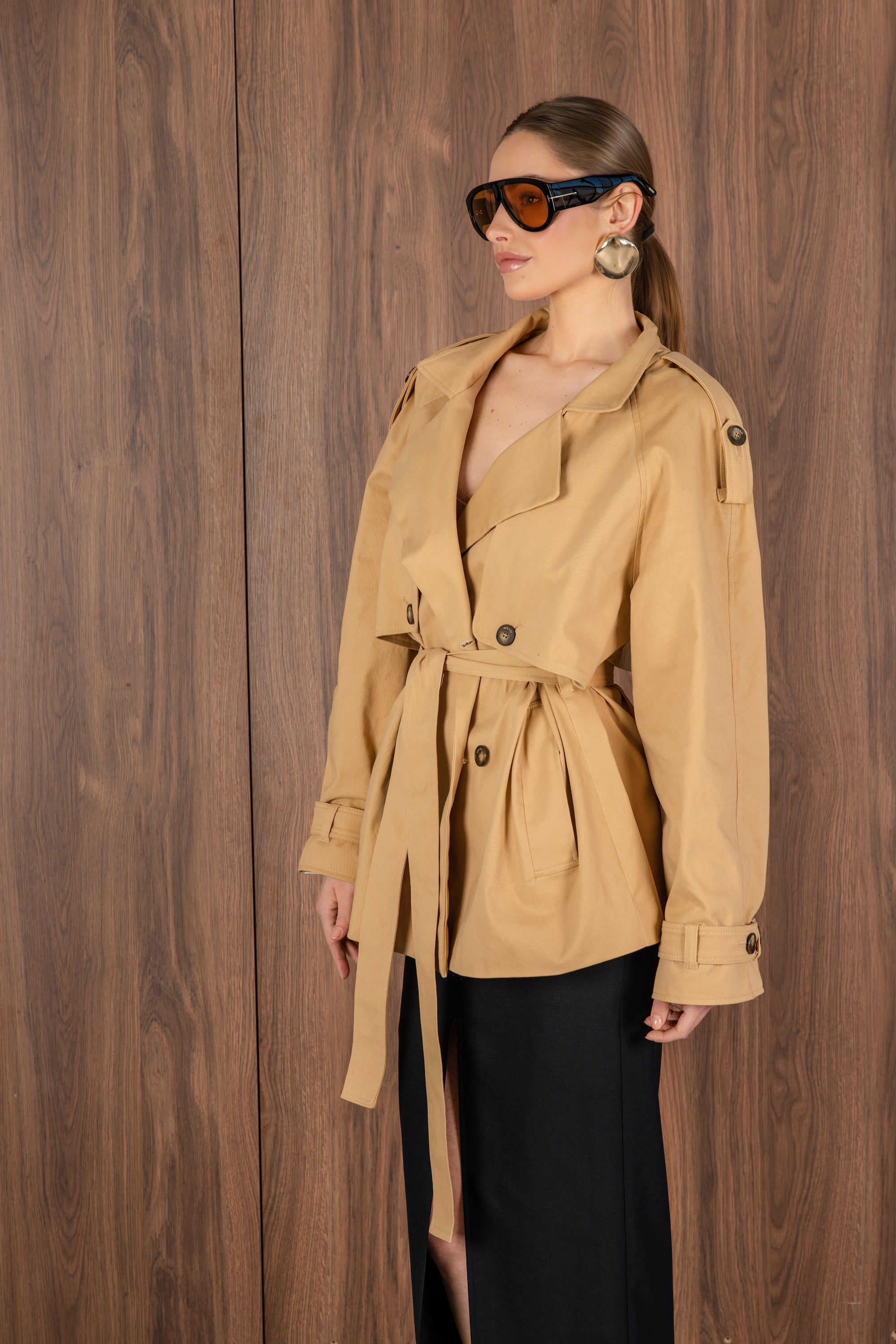 TRENCZ AVA SOFT CAMEL